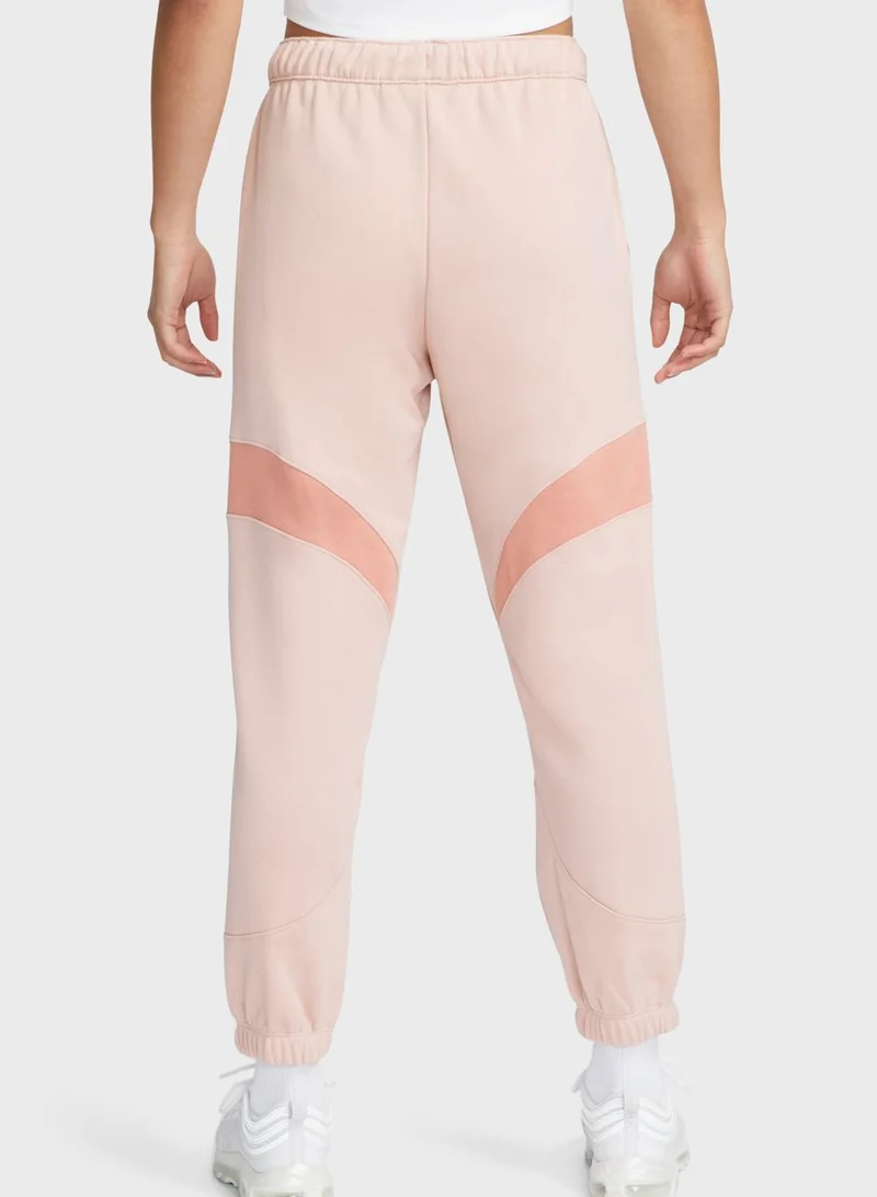 Nike Nsw Air Fleece Mid Rise Sweatpants