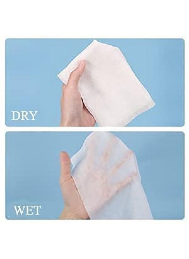 Sweetpea - Soft Disposable Non-Woven Cloth/Fabric Facial Tissue | Dry Wipe Cleaning Beauty Towel Salon Use Makeup Removal | Durable Multi-Purpose Tissue Napkin Dry Hanky (10 * 10 Inch 200Pcs) - Image 1