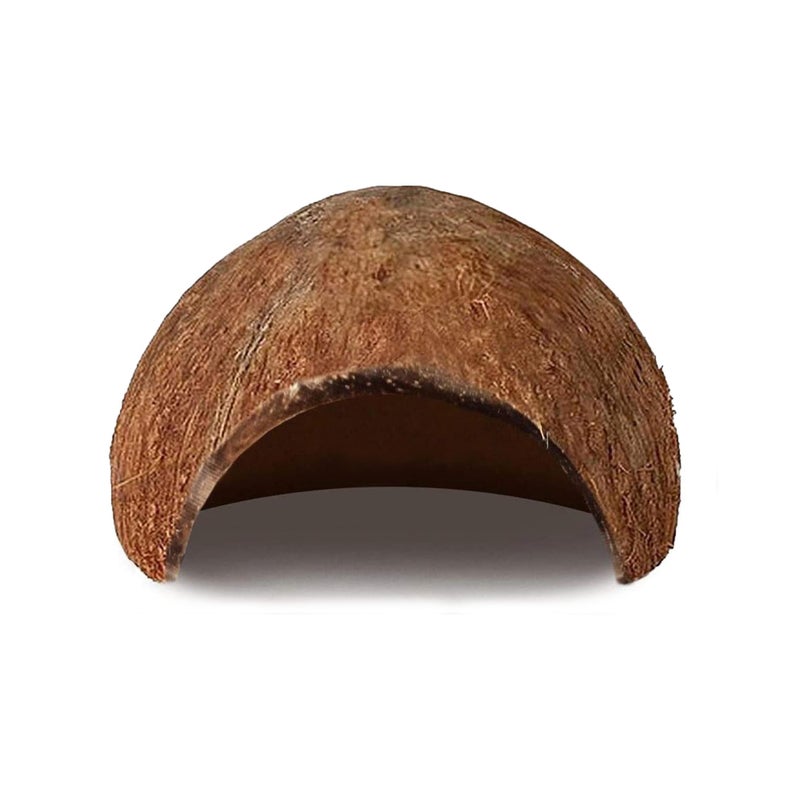SunGrow Betta Fish Cave, Habitat Made from Coconut Shell, Soft-Textured Smooth Edged Spacious Hideout, for Resting and Breeding, 1 Pc - Image 2