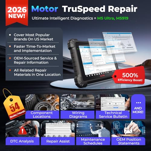 Autel MaxiSys MS909 Intelligent Scanner: 2026 MS909 Same as Ultra MS919, Up of MS908S PRO II Elite II PRO, Motor TruSpeed Repair as Ultra S2, Topology 2.0, ECU Programming, 40+ Resets, 3K+ Test - Image 3