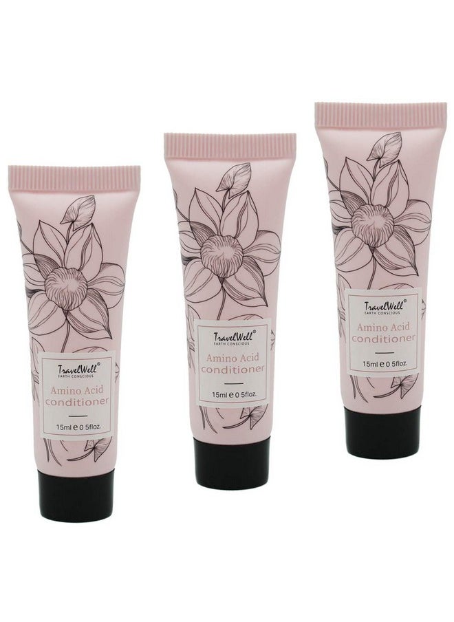 Travelwell Flower Series Hotel Travel Size Guest Conditioner 0.5 Fl Oz15Ml Individually Wrapped 200 Tubes Per Box Travel Size Toiletries Hotel Toiletries Bulk Set  - Image 1