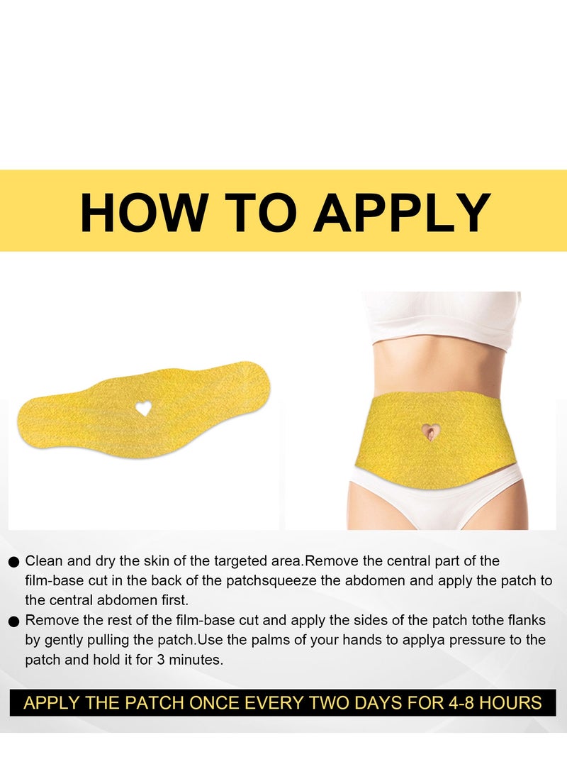 EELHOE Slimming Patch, Weight Loss Patch, Promotes Fat Burning on the Abdomen, Tightens the Waist, Anti-Cellulite, Supports Fast Weight Loss 4 Pcs - Image 5