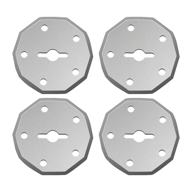 SakerPlus Replacement Rotary Blades 4PCS, Compatible with SakerPlus Cordless Electric Scissors,4V Rechargeable Cardboard Box Cutter Rotary Cutter for Leather Carpet Plastic Cutting,Sewing,Crafting (4 PCS) - Image 1