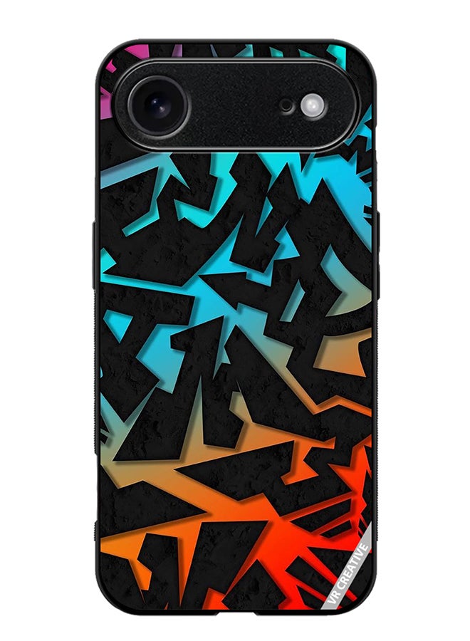 Protective Case Cover For Apple iPhone 17 Air Abstract Design Multicolour