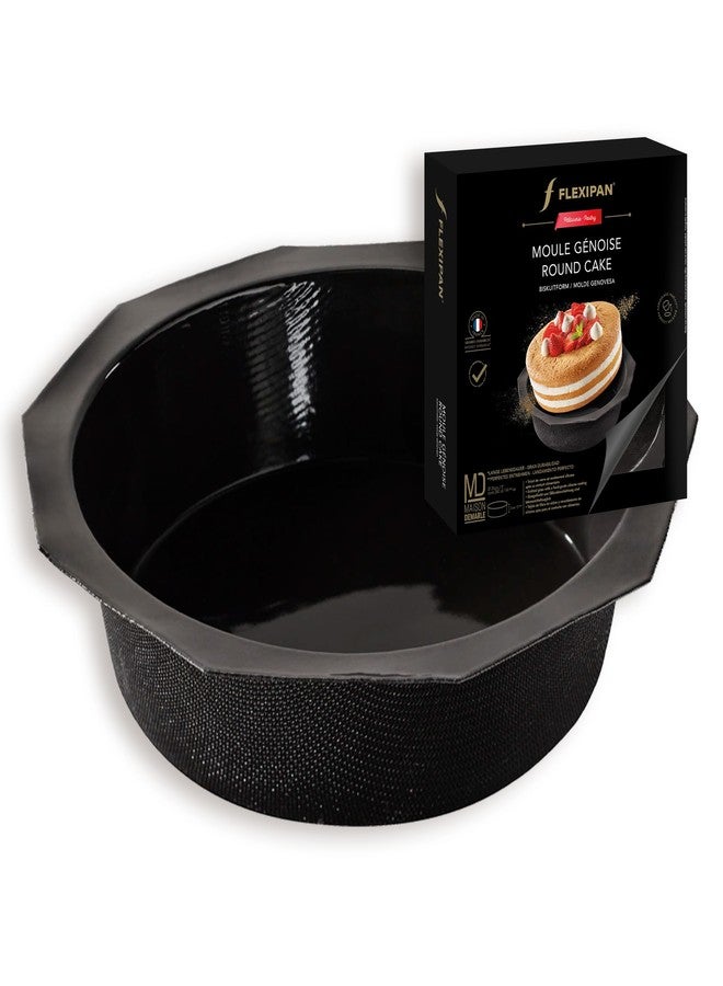 Flexipan by Silpat® Round Layer Cake Pan - The Original Nonstick Baking Mold Made in France Since 1965 - Trusted by World-Class Chefs - Certified Food Safe Flexipan® Technology (9.45" Inches)