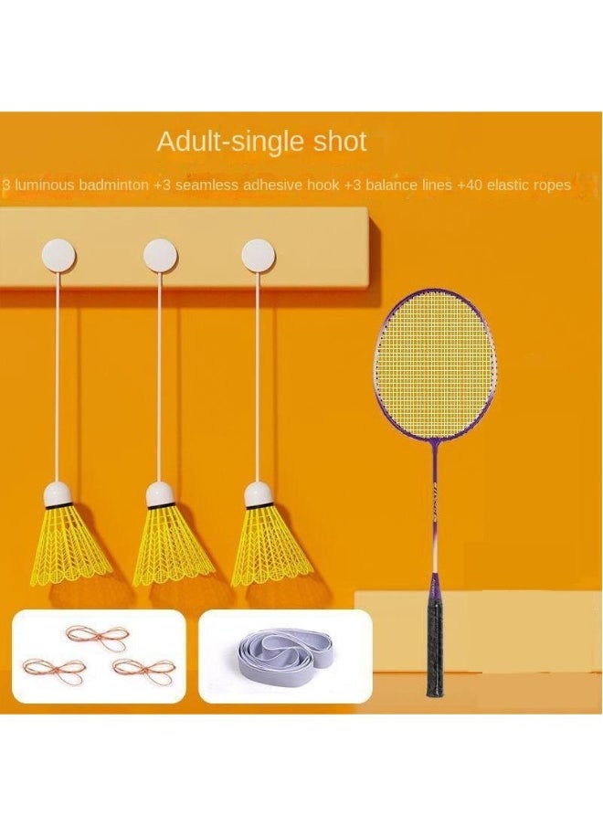 Generic Indoor Badminton Trainers, Spinning Ball Power Practitioner, Racquet Color Random  - Image 1