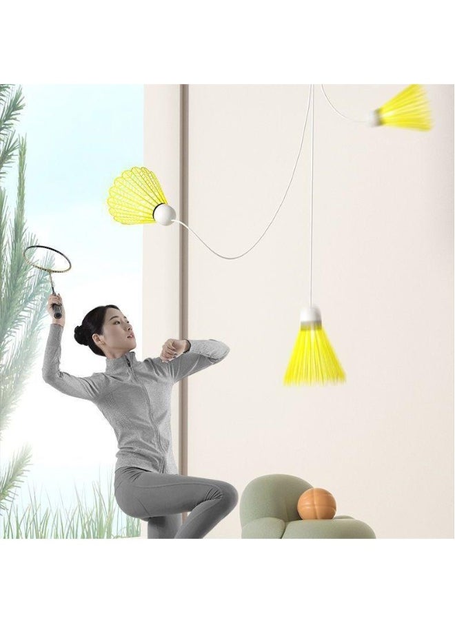 Generic Indoor Badminton Trainers, Spinning Ball Power Practitioner, Racquet Color Random  - Image 2