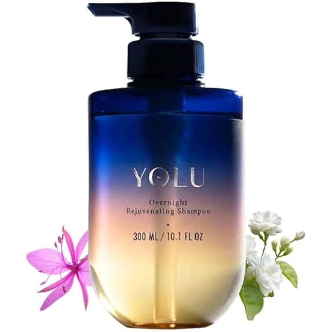 YOLU - Zombie Cell Detox Scalp Shampoo - Japanese Salon Quality Rejuvenating Hair Cleanser -scalp concerns, Straight, Frizzy, wavyr - Neroli & Jasmine, 10.1 fl oz