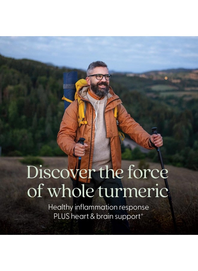 نيو تشابتر مكمل الكركم من نيو تشابتر، مرة واحدة يوميًا، يدعم صحة القلب والدماغ والالتهابات، الكركمين عالي التركيز يعني أنه لا حاجة للفلفل الأسود، غير معدل وراثيًا، خالٍ من الغلوتين - 60 قرصًا (كمية تكفي لمدة شهرين) - Image 2