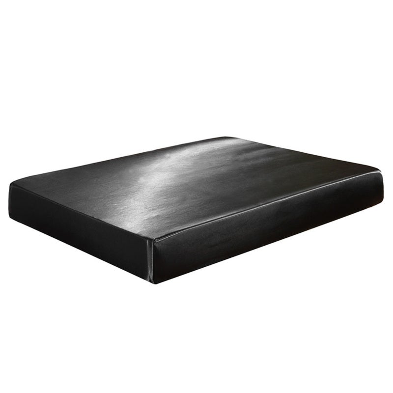 Fitted Sheet: Black Full Size 30cm Deep Pocket - Easy To Insert And Remove Silk-Like Soft Polyester Mattress Cover For Daily Home Use - Image 1