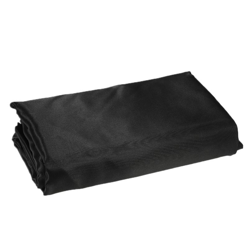 Fitted Sheet: Black Full Size 30cm Deep Pocket - Easy To Insert And Remove Silk-Like Soft Polyester Mattress Cover For Daily Home Use - Image 4