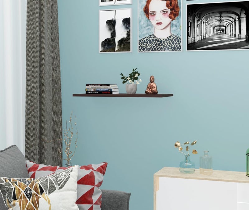Captiver Simplex Wall Decor Shelf Wooden Set of 1 - (18X9) Inch|| Style Elegantly for Home and Office Decor - Image 3
