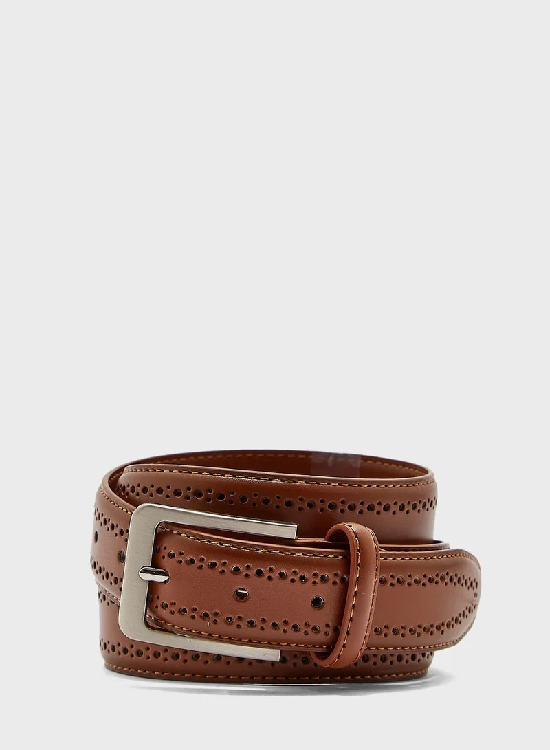 Seventy Five Faux Leather Casual Belt