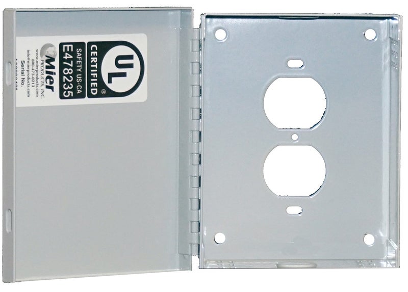 Mier Products UL 463x575x375 Gray Transformer covr Made in The USA - Image 2