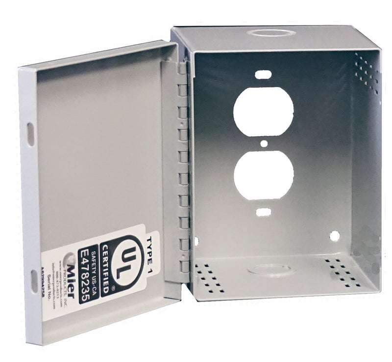 Mier Products UL 463x575x375 Gray Transformer covr Made in The USA - Image 1