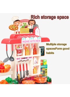 Kids Kitchen Playset,Play Kitchen Toy with Realistic Lights & Sounds,86 PCS Kitchen Accessories Set Toy, Mini Kitchen Set for Kids, Pretend Play Food Toys for 3+ Year Old Boys and Girls - pzsku/Z68030001151281950FA1Z/45/_/1734770430/db41f25e-fb03-4028-b60f-b88177f85c78