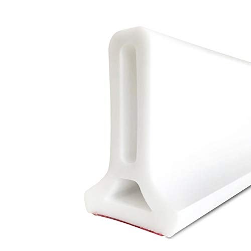 Duzzy 118 Inch Collapsible Shower Water Dam Shower Stopper Barrier and Retention System and Keeps Water Inside Threshold Dry and Wet Separation Suitable for Bathroom and Kitchen - Image 1