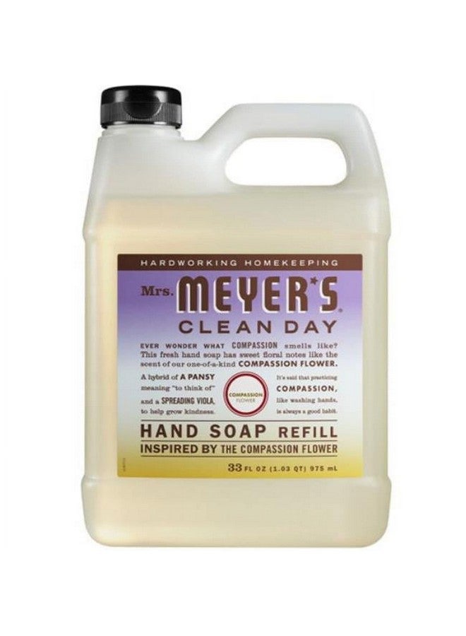 مسز مايرز كلين داي عبوة إعادة تعبئة صابون اليدين برائحة زهرة الرحمة من السيدة مايرز، 33 أونصة