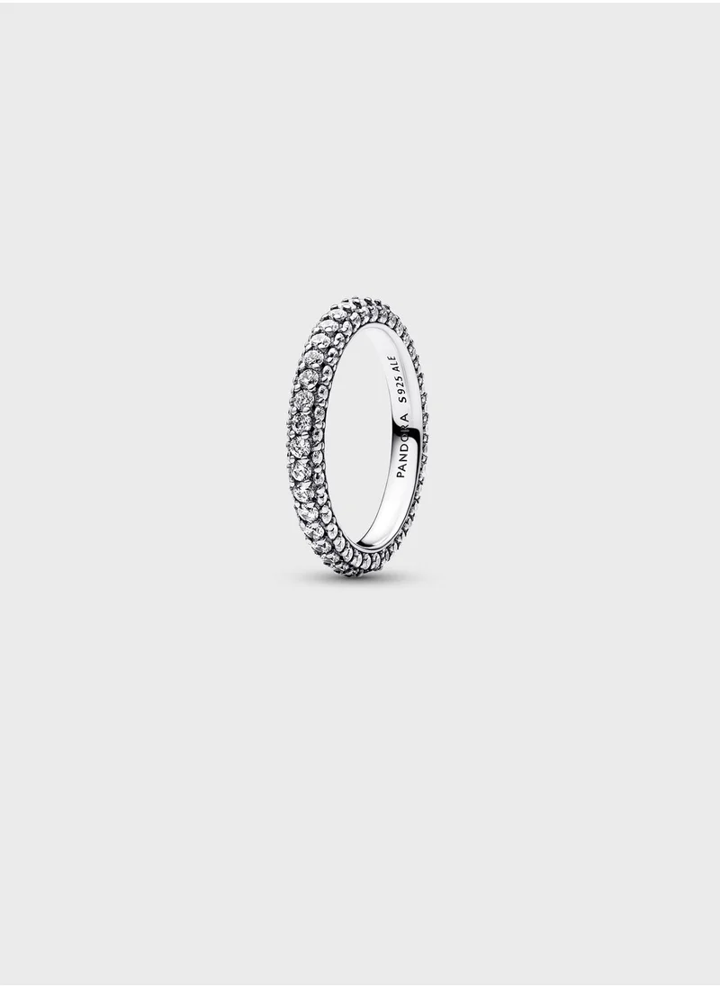 PANDORA Sterling Silver Ring With Clear Cubic Zirconia