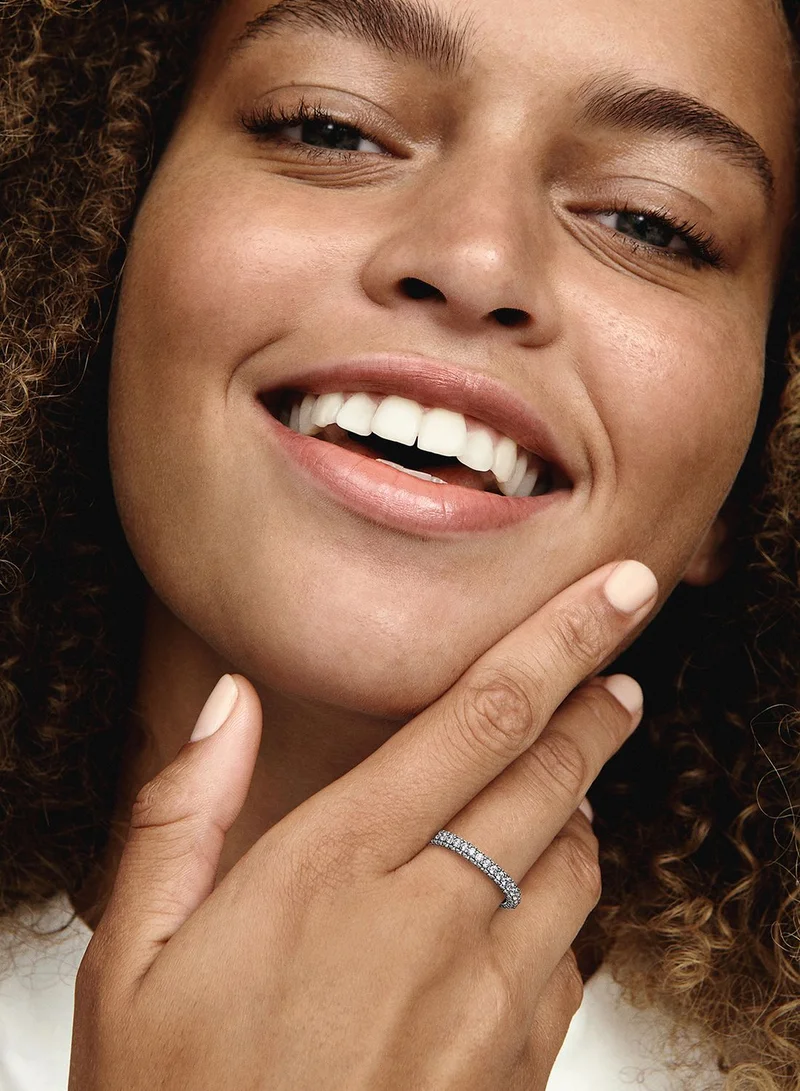 PANDORA Sterling Silver Ring With Clear Cubic Zirconia