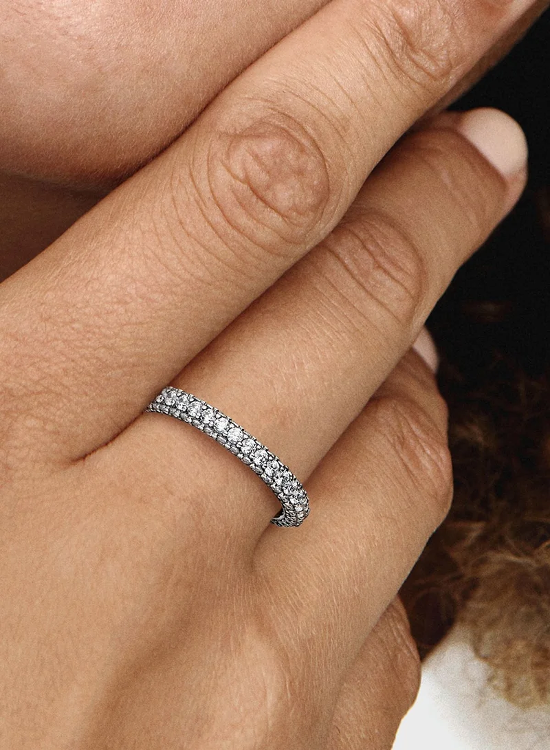 PANDORA Sterling Silver Ring With Clear Cubic Zirconia