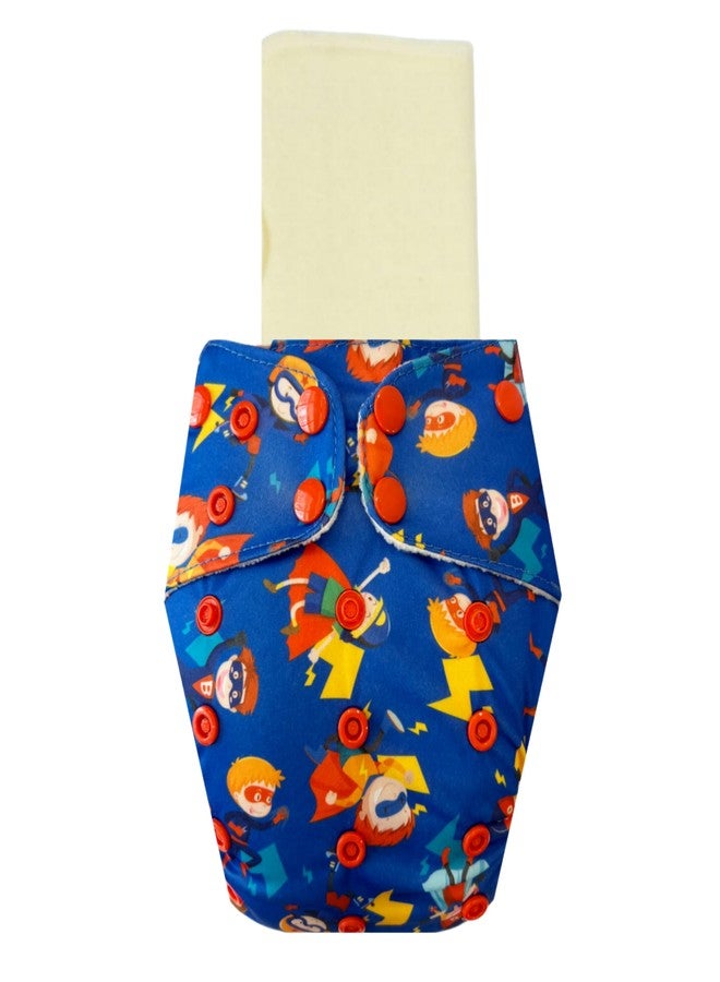 Dumbledo Elite Cloth Diaperwith Magical Soaker (Pack of 4) | Hypoallergenic | Leakproof | Travel Friendly | Trusted by Moms | 3 Months - 3 Years | Unisex Baby - Image 2