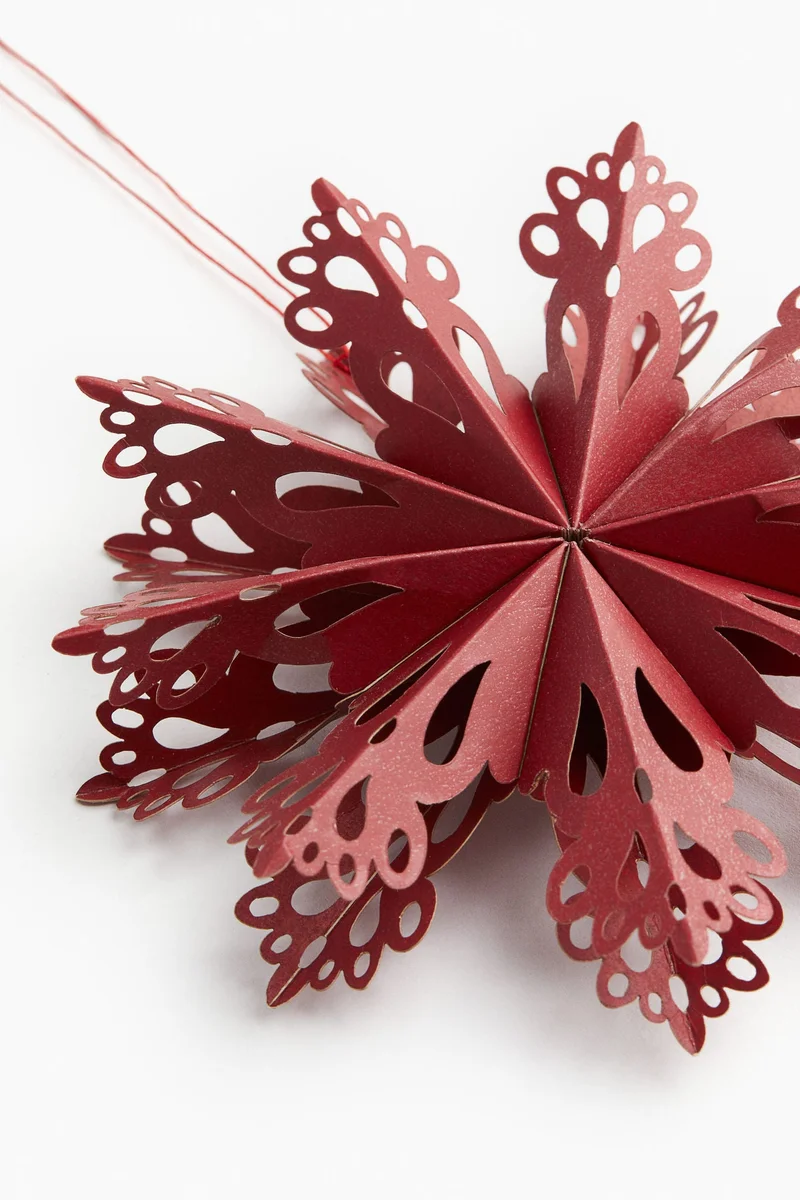 اتش اند ام زينة من الورق لشجرة الكريسماس