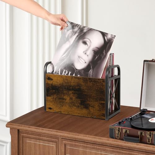 YINMIT Magazine Holder, Magazine Rack Floor, Magazine Storage Basket, Folder Organizer Bin for Books, Newspapers, Tablets - Image 5