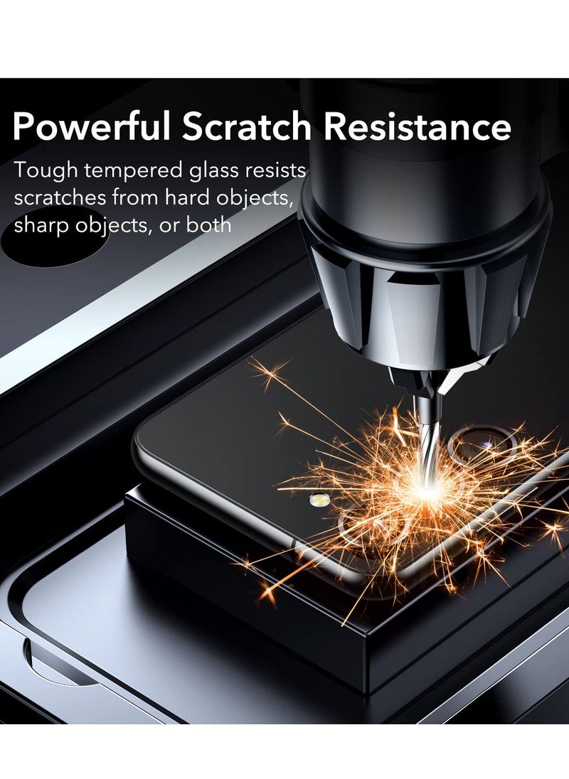 ESR - Esr Camera Lens Protector Compatible with Samsung Galaxy S23 & S23 Plus 2023 Scratch Resistant-Ultra Thin Tempered Glass-Set of 3-Black - Image 1
