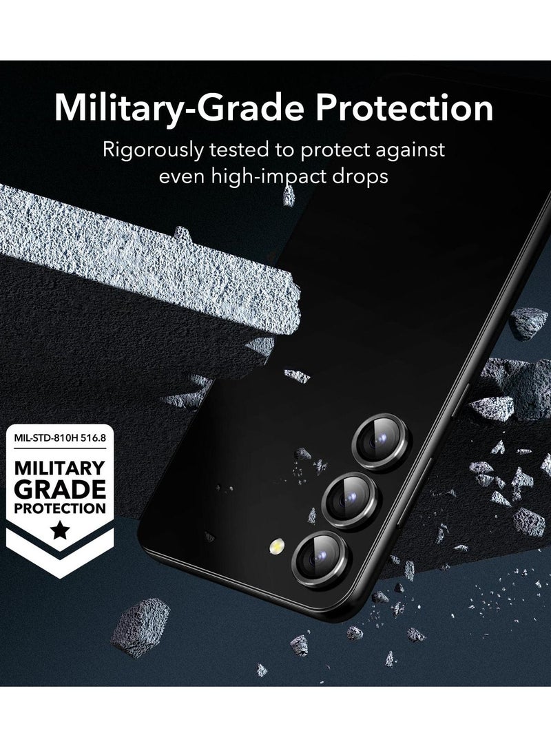 ESR - Esr Camera Lens Protector Compatible with Samsung Galaxy S23 & S23 Plus 2023 Scratch Resistant-Ultra Thin Tempered Glass-Set of 3-Black - Image 1