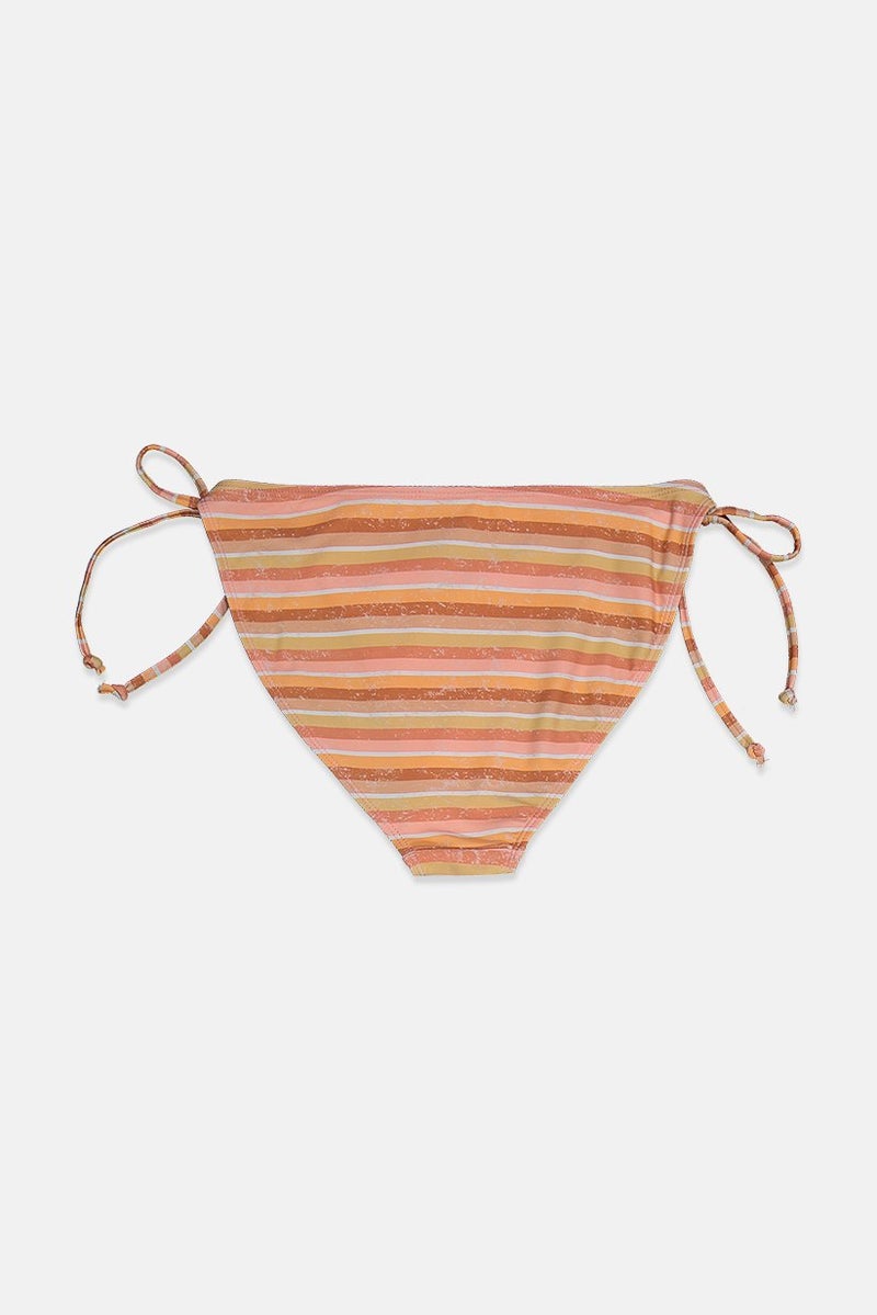 C&C California Women 1 Pc Stripe Bikini Bottom, Multi Stripe  - Image 2