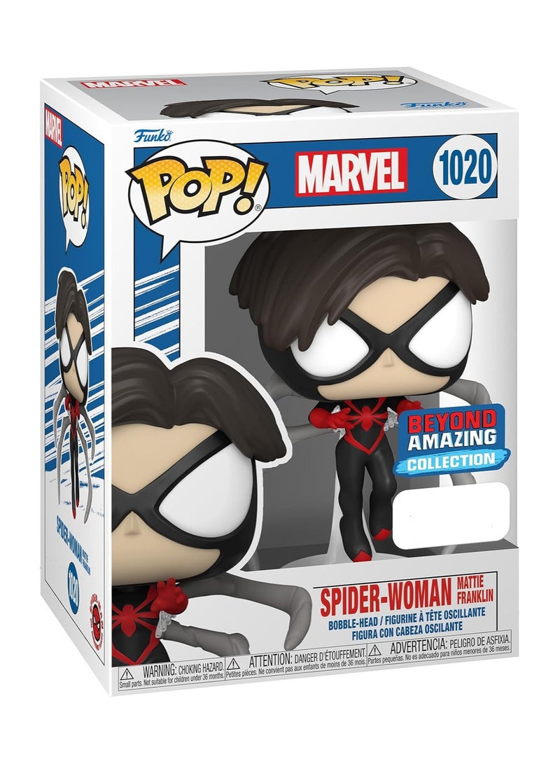 Funko Pop! Marvel: Year Of the Spider - Spider-Woman - (Mattie) - Marvel Comics - Exclusive - Collectable Vinyl Figure - Gift Idea - Official Merchandise - Toys for Kids & Adults - Image 1