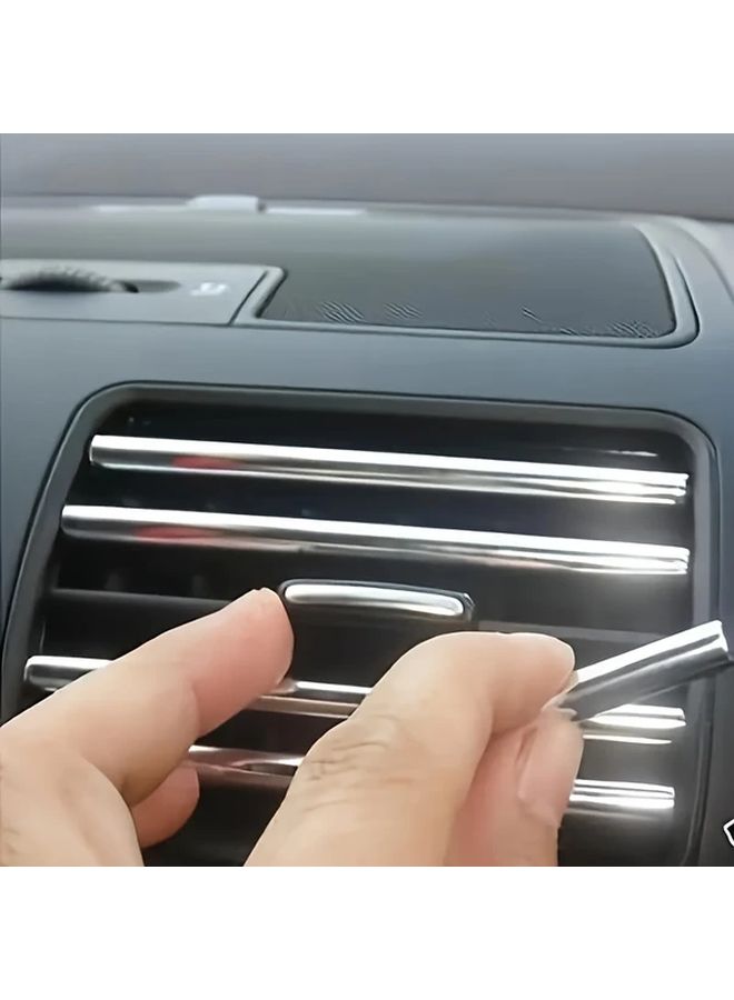 U Shaped Silver Car Air Vent Trim 6M 236 22 Inches Door Edge Scratch Protection - Image 5