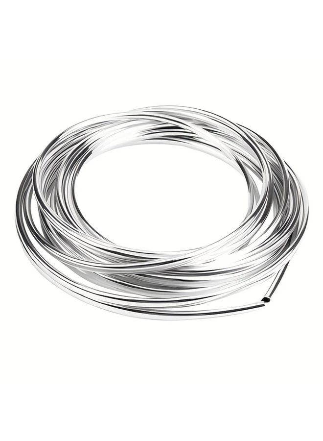 U Shaped Silver Car Air Vent Trim 6M 236 22 Inches Door Edge Scratch Protection - Image 3