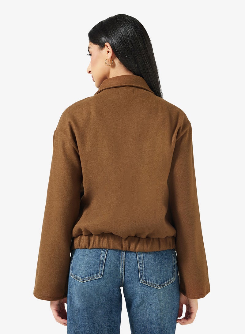 ELLA Short Button Down Coat - Image 2