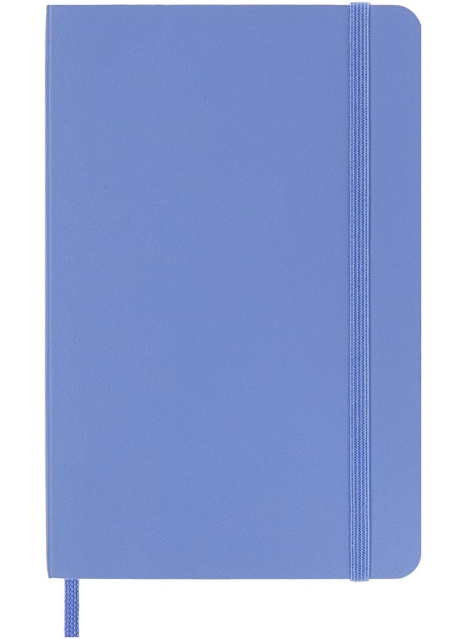 null - Moleskine - Classic Notebook, Plain Notebook, Soft Cover and Elastic Closure, Size Pocket 9 x 14 cm, Colour Hydrangea Blue, 192 Pages - Image 1