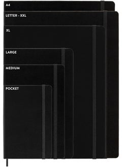 Moleskine - Classic Notebook, Plain Notebook, Soft Cover and Elastic Closure, Size Pocket 9 x 14 cm, Colour Hydrangea Blue, 192 Pages  - Image 4