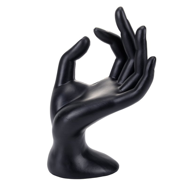 ChezMax Jewery Display Hand Ring Holder Jewelry Organizer Stand Necklace Stand Preppy Jewelry Holder Aesthetic Room Decor Black Cute Y2k Room Decor for Women - Image 2