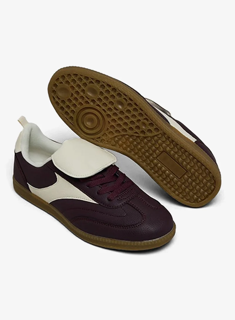 R&b  Color Block Lace Up Sneakers for Women | Best Price UAE