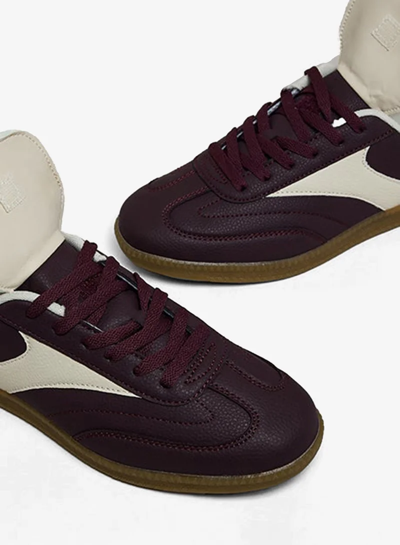 R&b  Color Block Lace Up Sneakers for Women | Best Price UAE