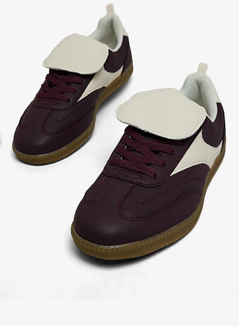 R&b  Color Block Lace Up Sneakers for Women | Best Price UAE