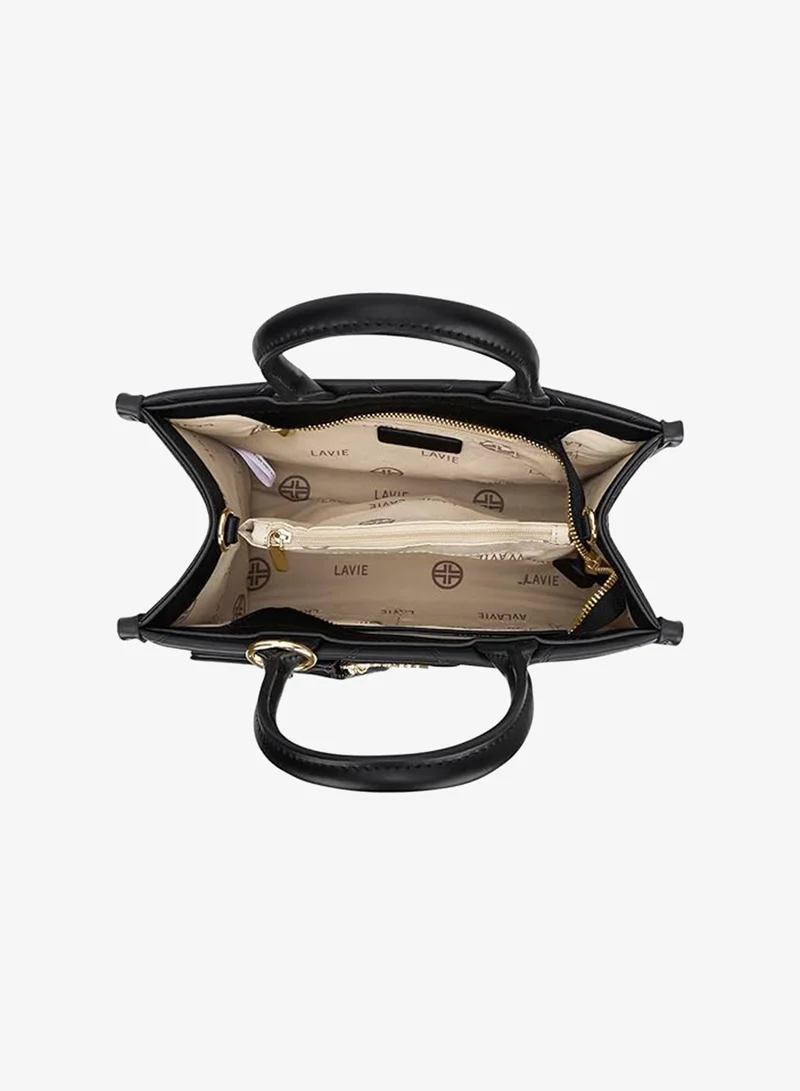 Lavie  Luxe Women's Lisa Medium Box Satchel bag (Black) for Women | Best Price UAE