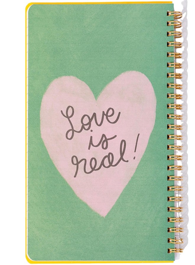ban.do Rough Draft Mini Spiral Notebook with Saying, 8.5" x 6.75" with Pockets and 160 Lined Pages, Qulit - Image 3