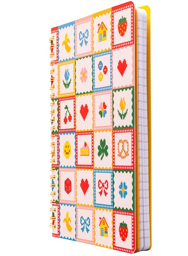 ban.do Rough Draft Mini Spiral Notebook with Saying, 8.5" x 6.75" with Pockets and 160 Lined Pages, Qulit - Image 2