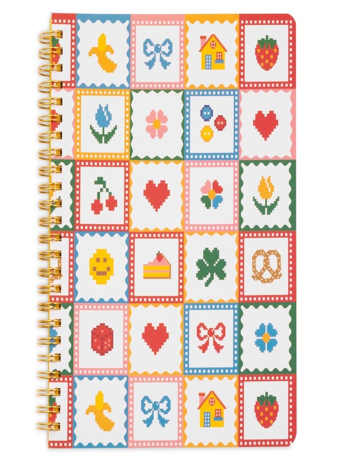 ban.do Rough Draft Mini Spiral Notebook with Saying, 8.5" x 6.75" with Pockets and 160 Lined Pages, Qulit - Image 1