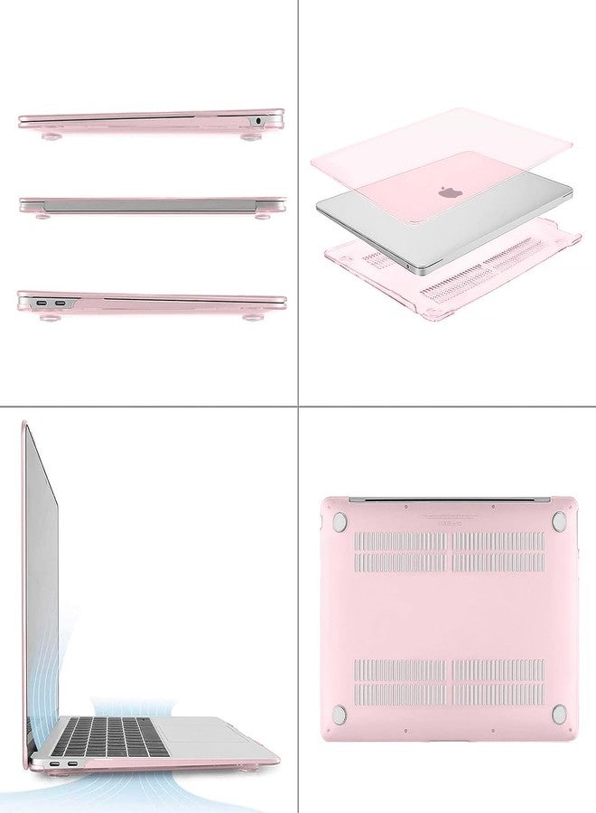 موسيسو جراب MOSISO متوافق مع جهاز MacBook Air مقاس 13 بوصة إصدار 2022، لون وردي فاتح - Image 4