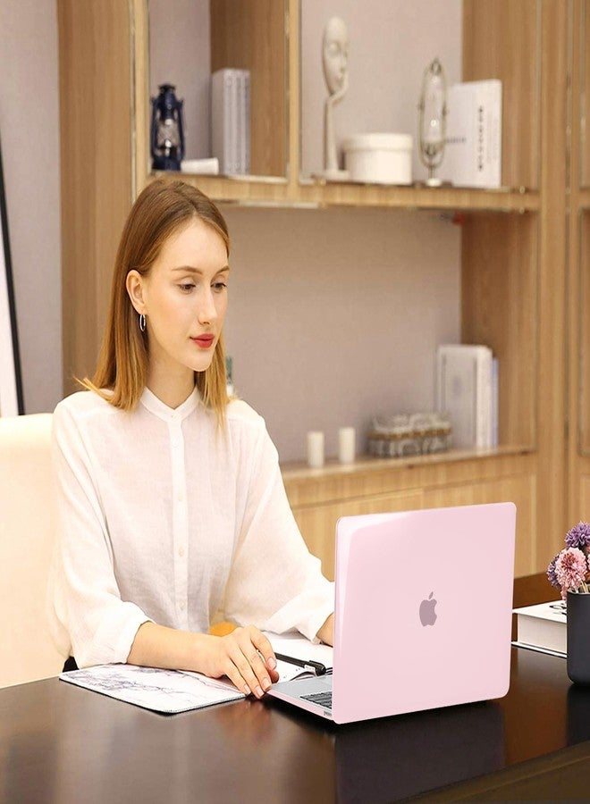 موسيسو جراب MOSISO متوافق مع جهاز MacBook Air مقاس 13 بوصة إصدار 2022، لون وردي فاتح - Image 5