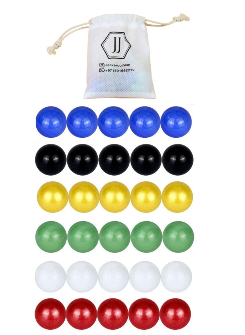 جاكارو جوكر كرات جاكارoo 30 قطعة 6 ألوان - Image 2