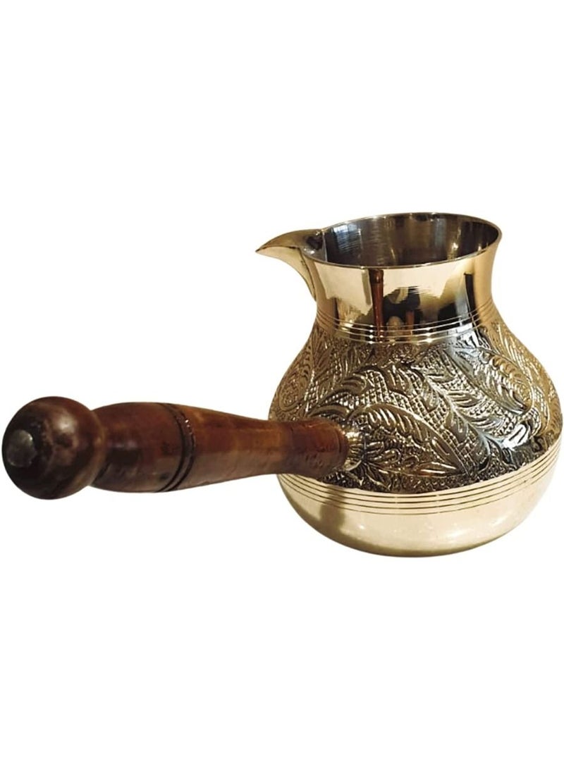 كويزيرا إبريق قهوة تركي / Cezve / briki / نحاس جازفا / مدفئ قهوة / هدية رمضان - Image 2