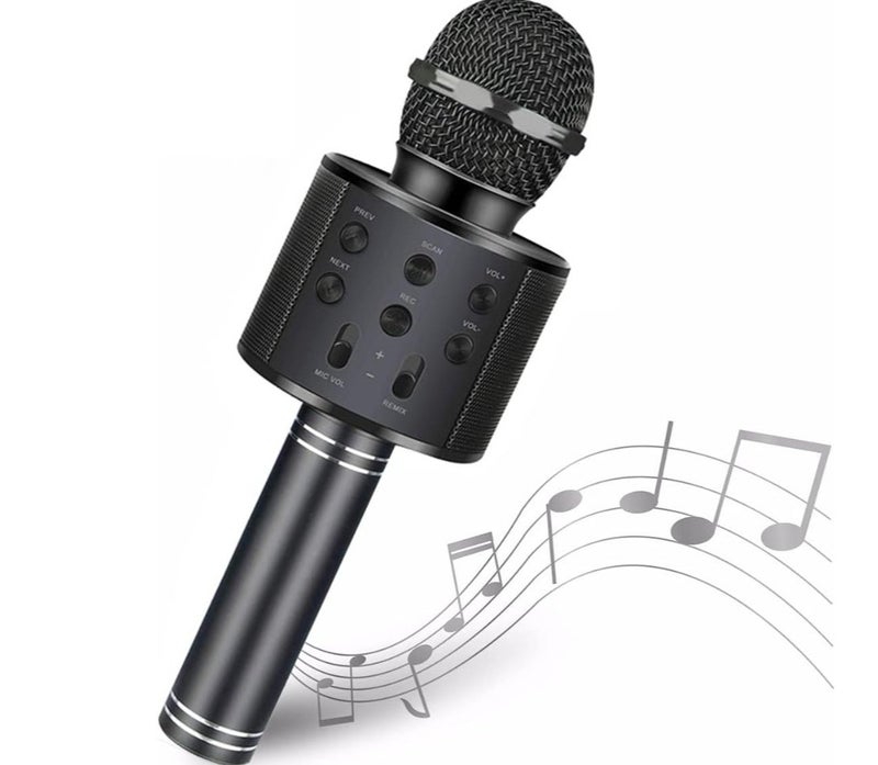 Wireless Bluetooth Karaoke Microphone with Speaker, Voice Changer & LED Lights - Image 1